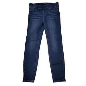 Liverpool Los Angeles Womens Petite 4 27" Dark Wash Pull On Skinny Jeans Indigo‎